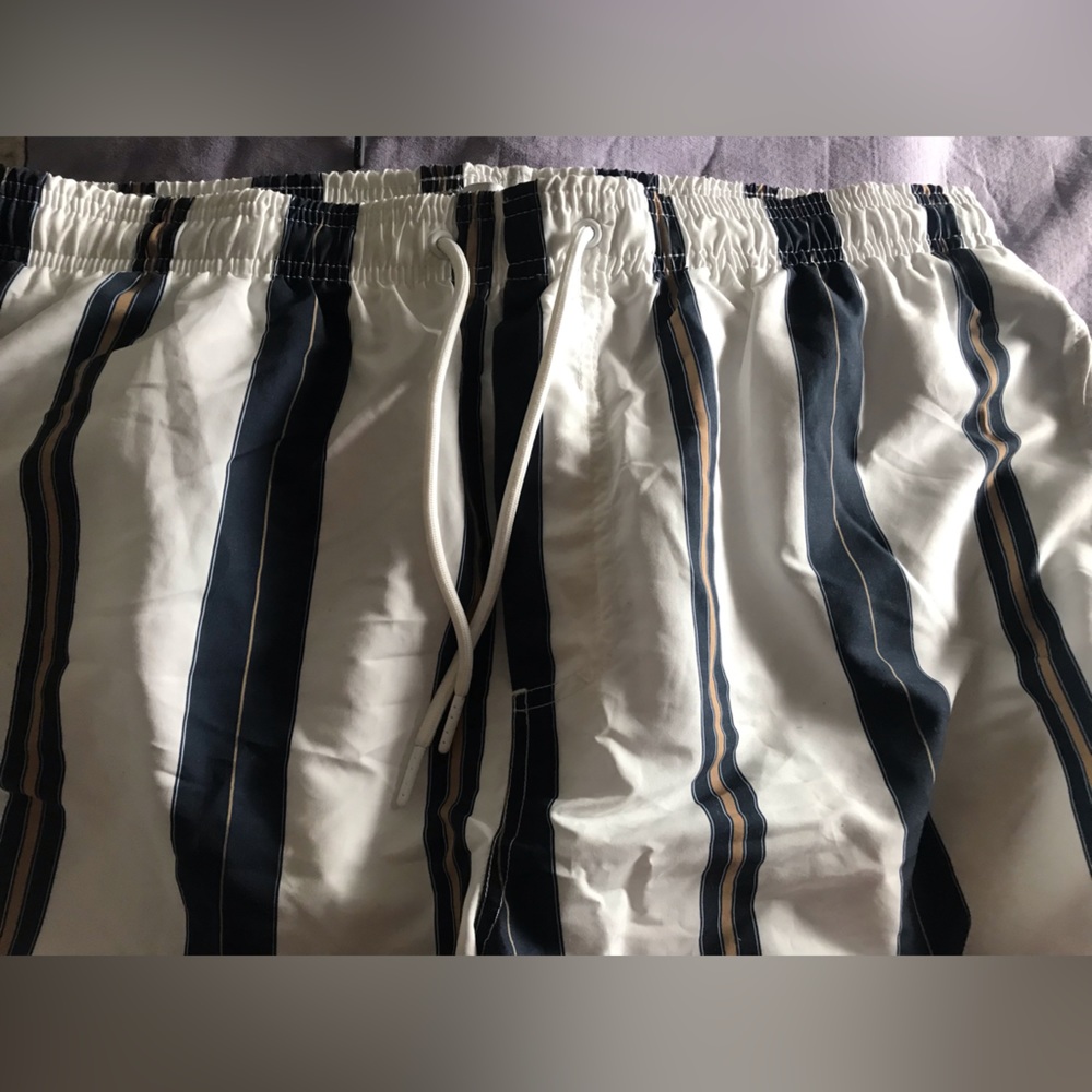 Striped Swim Trunks - Picture 4 of 6